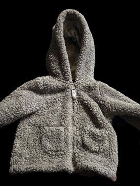 Carter's Baby Gray Fleece Jacket ~ 3 Months